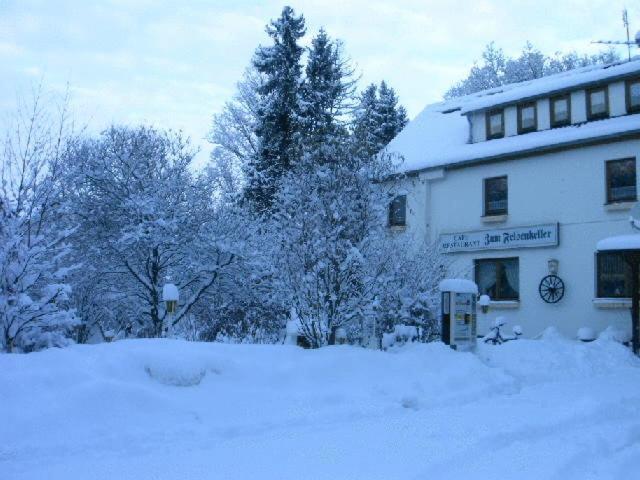 Waldpension Zum Felsenkeller Lichtenfels-Sachsenberg Exterior foto